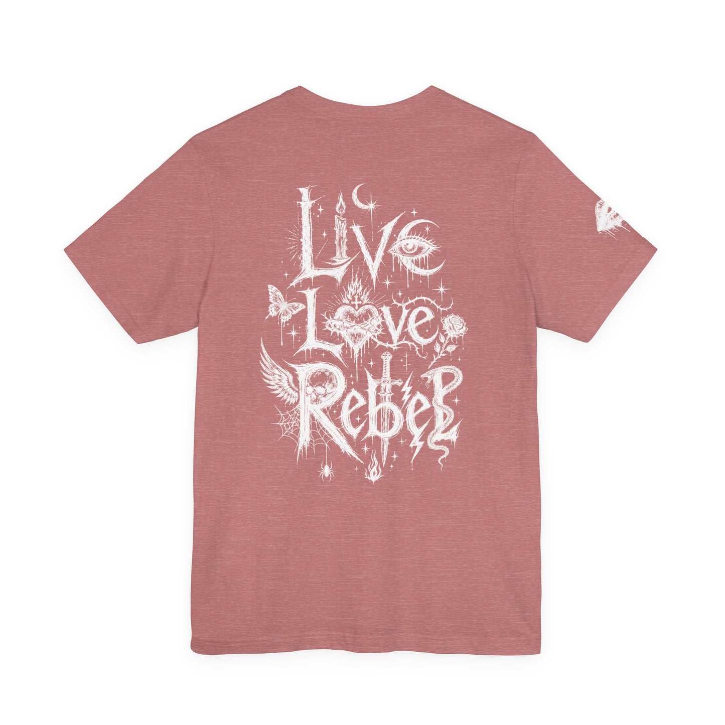 Rebel Sketch Tee - Edgy Unisex Jersey Tee for Rebel Minds