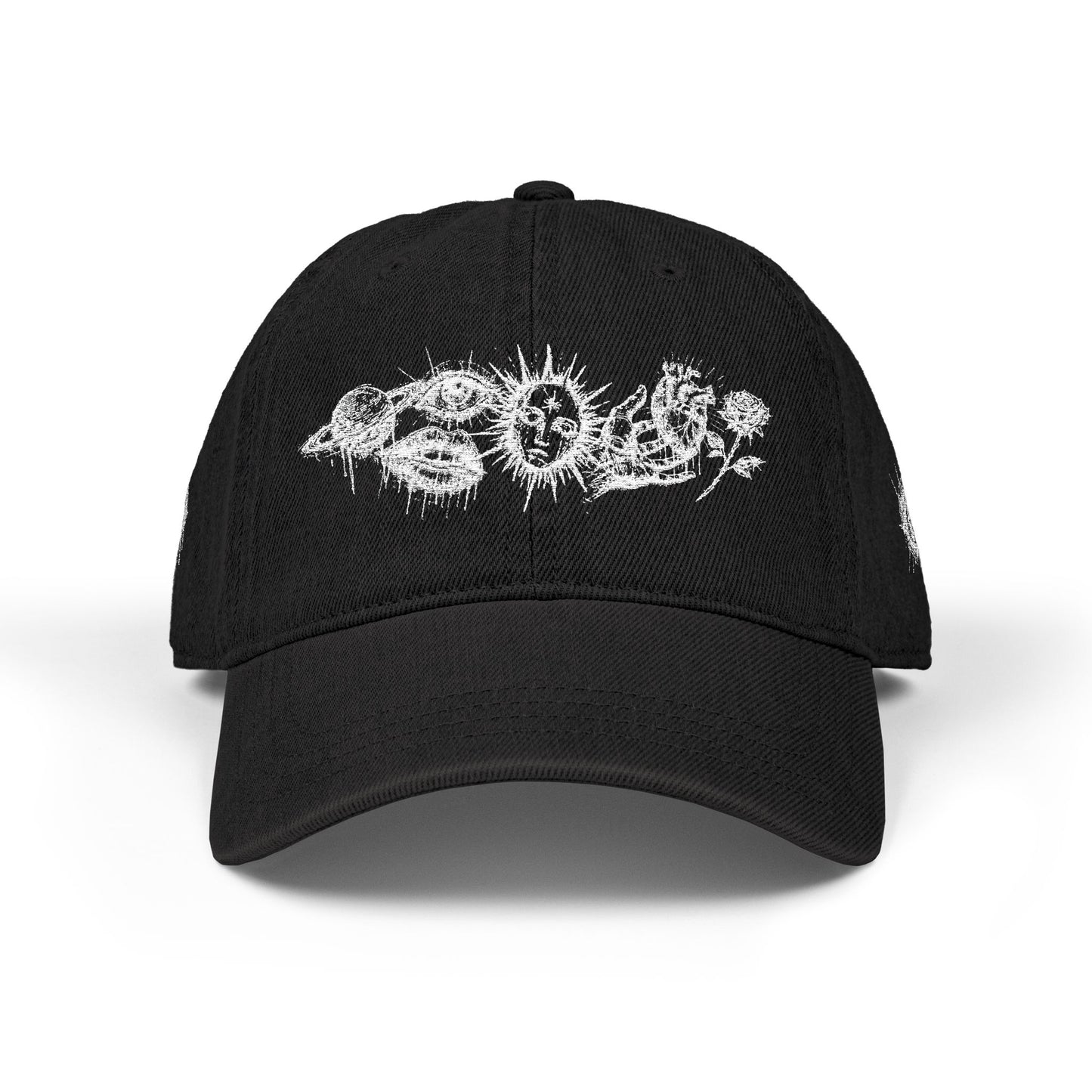Ethereal Royal Rebel® Sketch - Denim Hat Embroidered