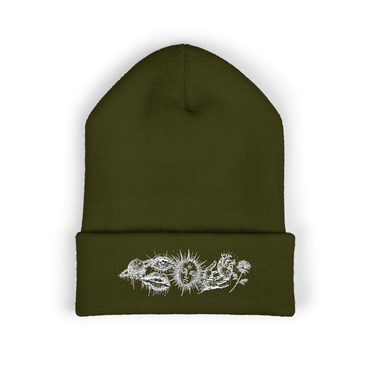 Royal Rebel® Ethereal Sketch - Classic Cuffed Beanie - Embroidered