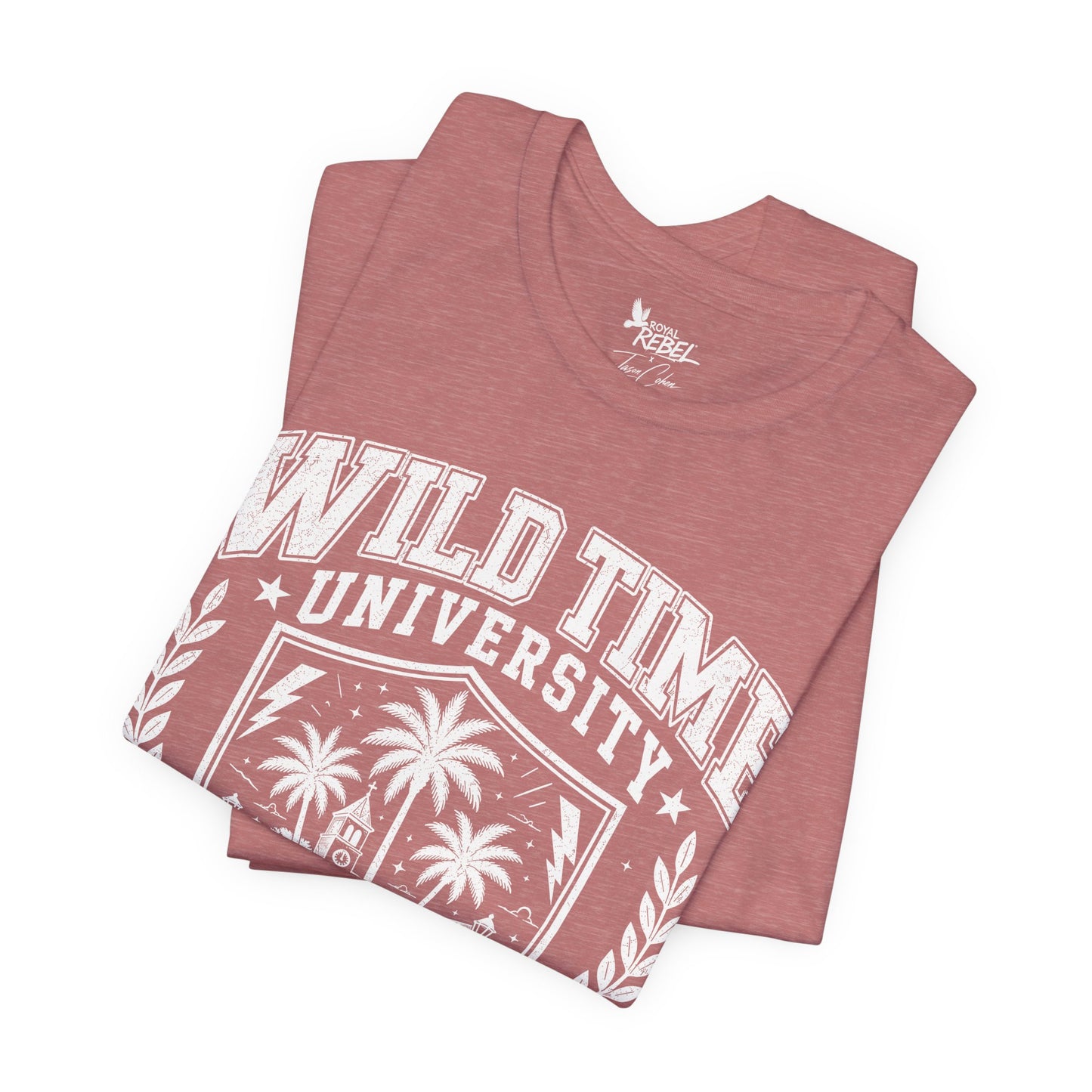 Wild Time™ University - College Inspired Graphic for the Rebel at Heart - Unisex Jersey Tee