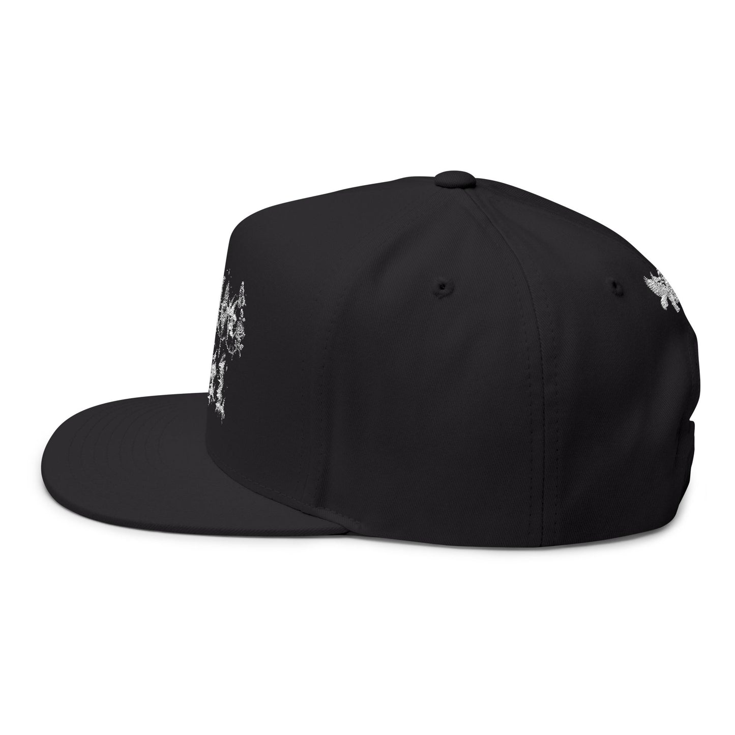 Ethereal Live Love Rebel® Sketch -Embroidered Flat Bill Cap