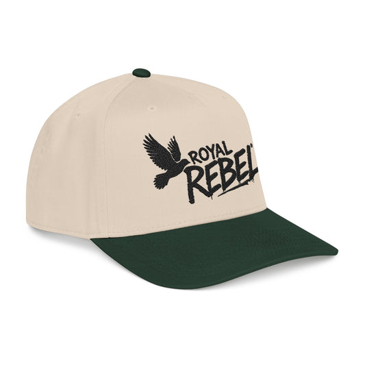 Royal Rebel® Embroidered Mid Profile Baseball Cap