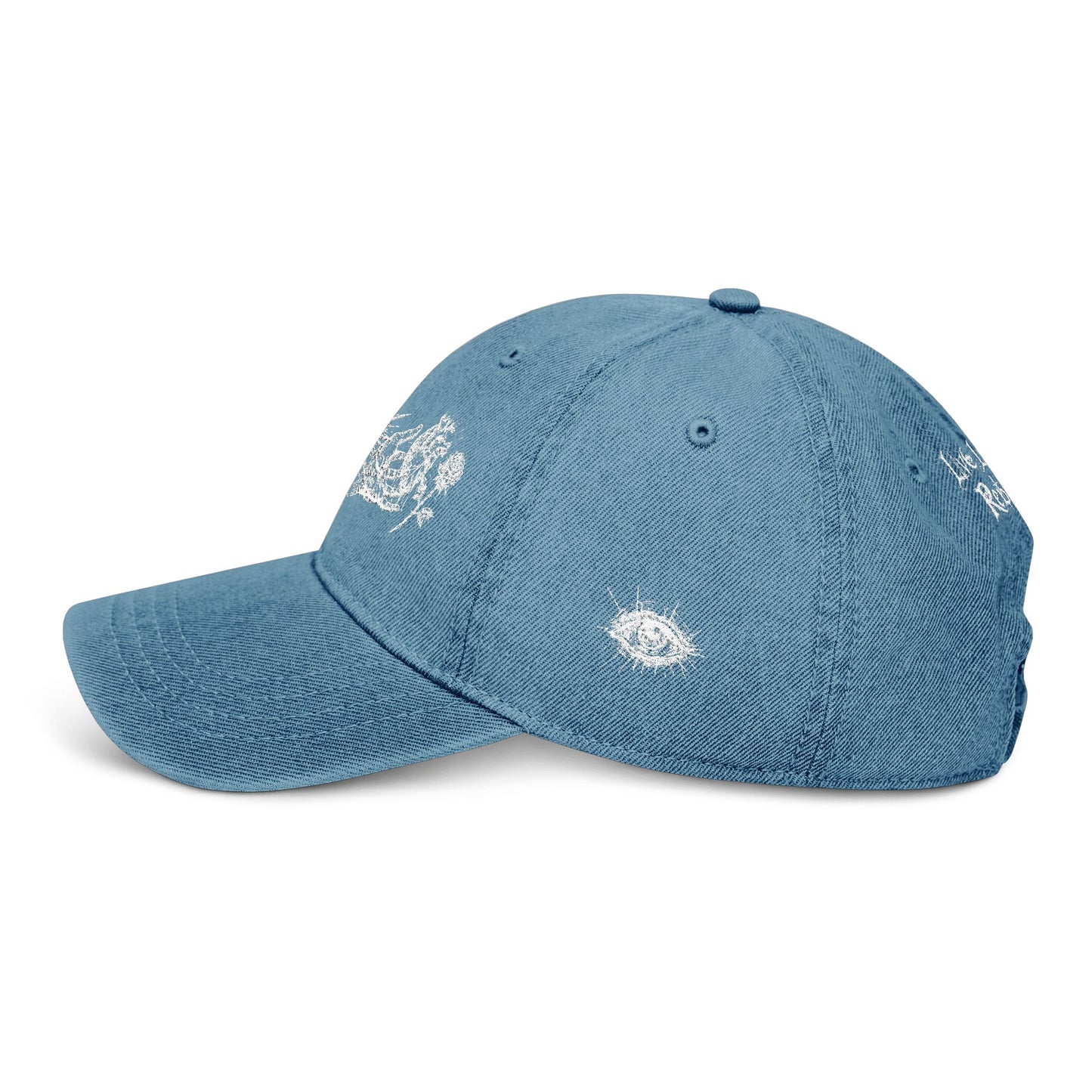 Ethereal Royal Rebel® Sketch - Denim Hat Embroidered