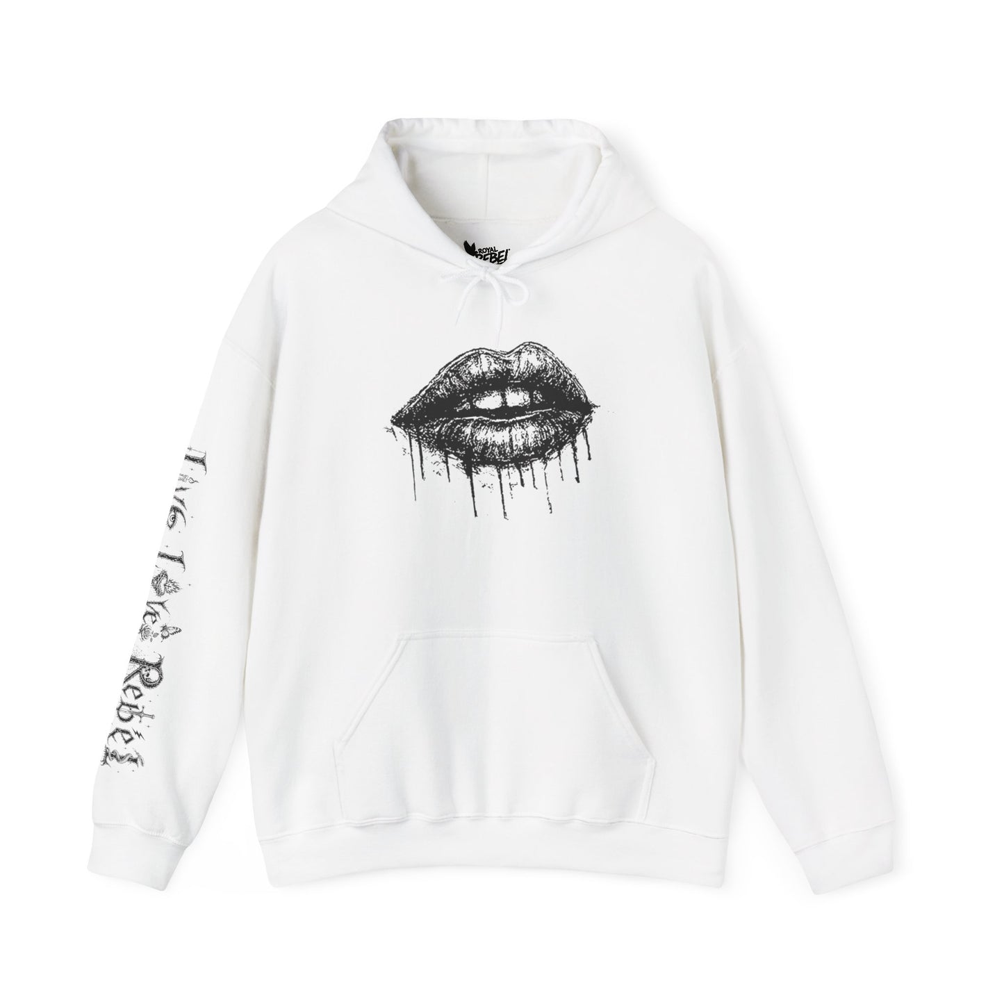 Royal Rebel® Ethereal Sketch Hoodie - Edgy Unisex Hoodie for Creative Minds
