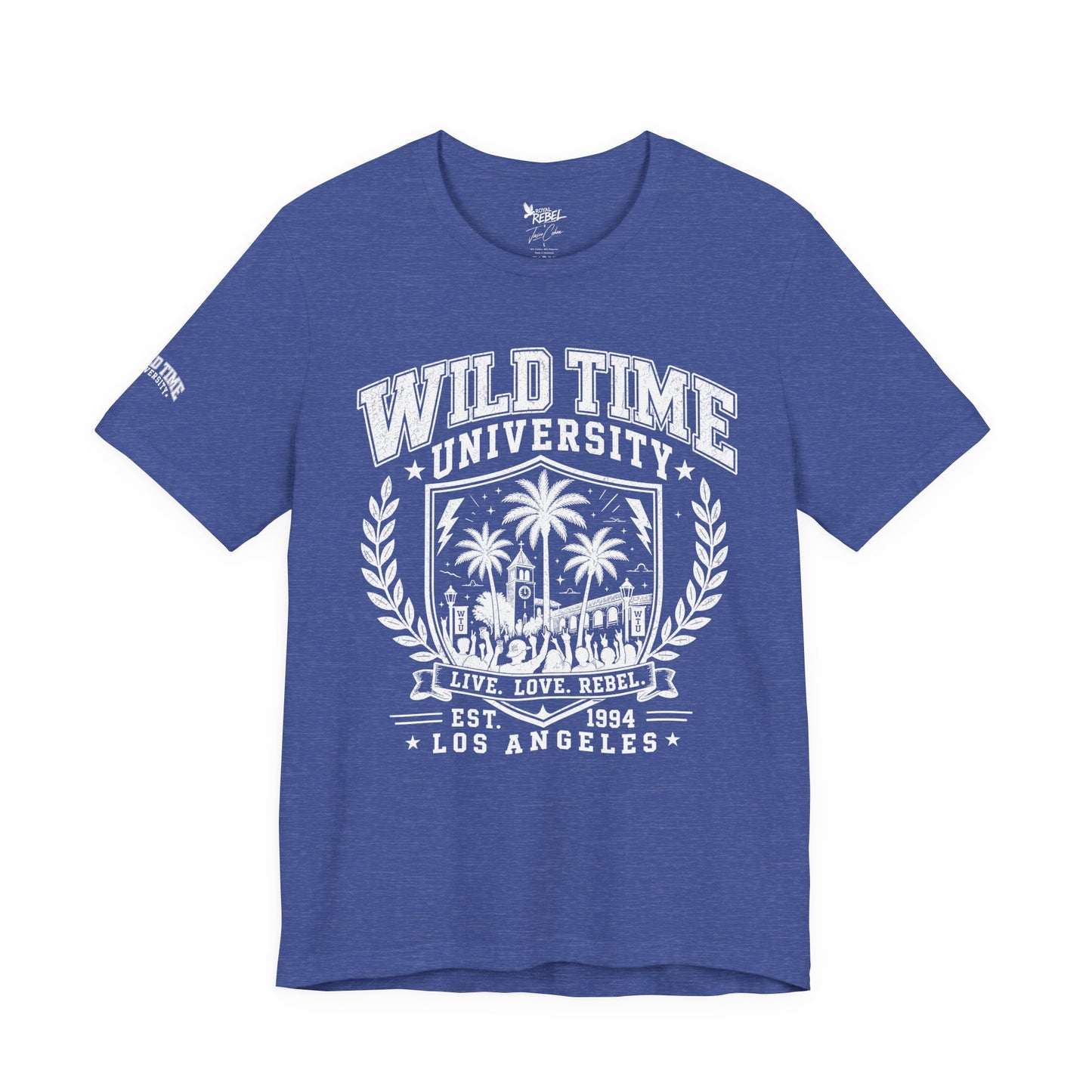 Wild Time™ University - College Inspired Graphic for the Rebel at Heart - Unisex Jersey Tee