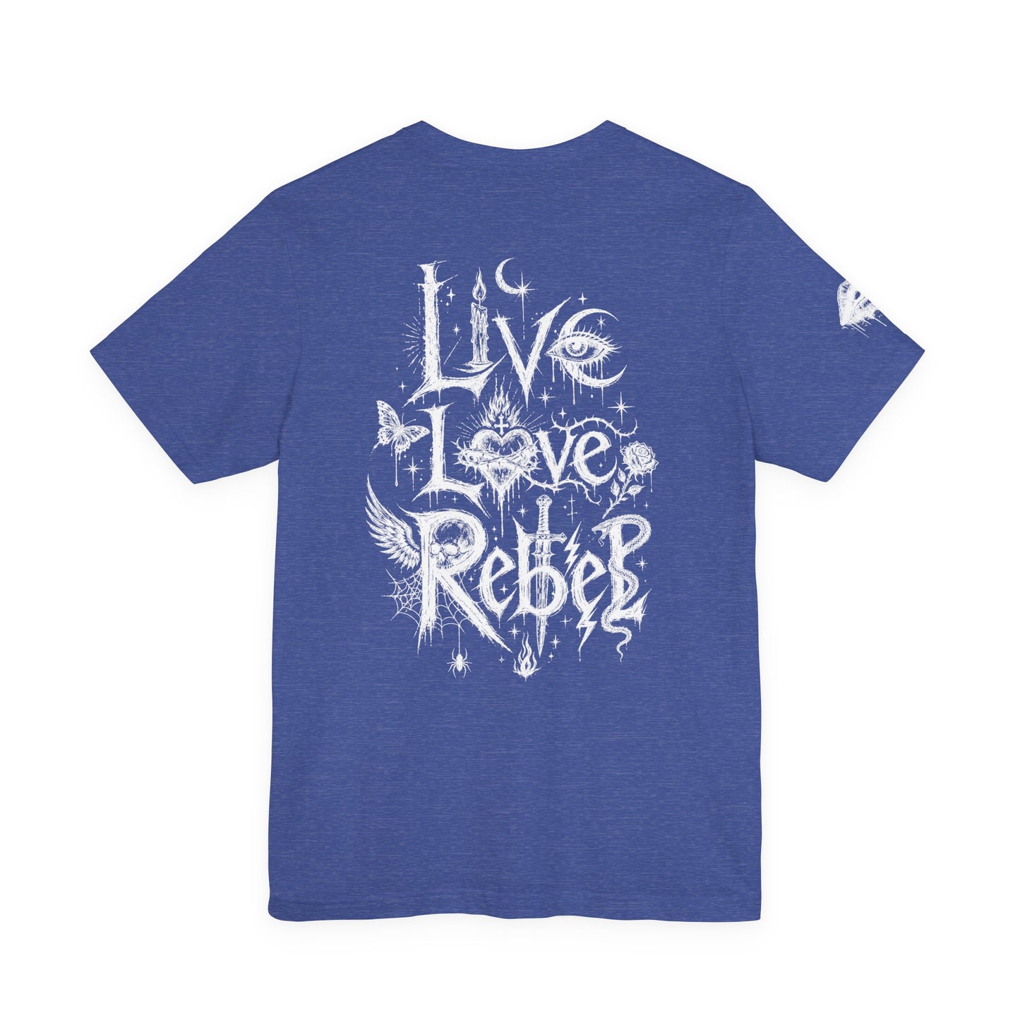 Rebel Sketch Tee - Edgy Unisex Jersey Tee for Rebel Minds