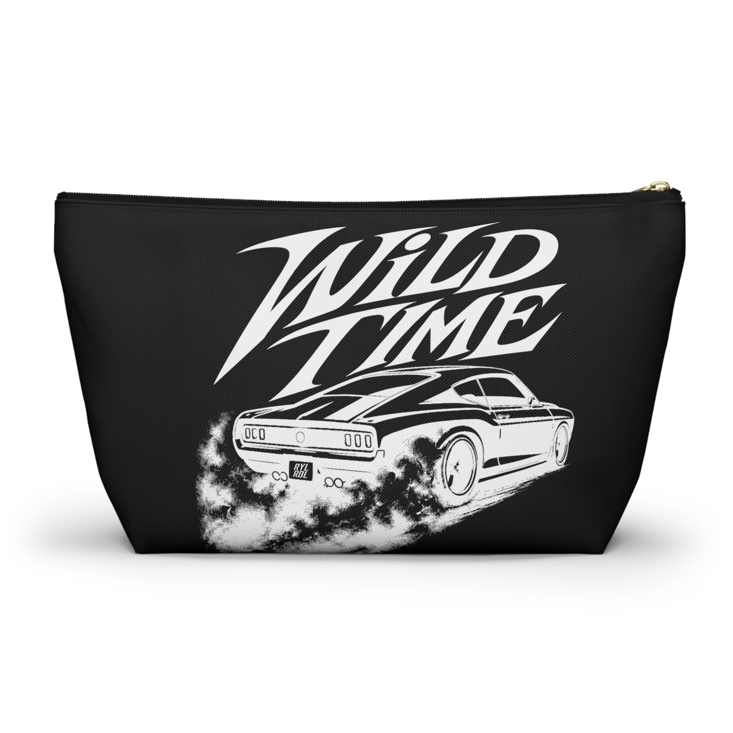 Wild Time™ Street Racer Black Accessory Pouch - Travel Zip Bag