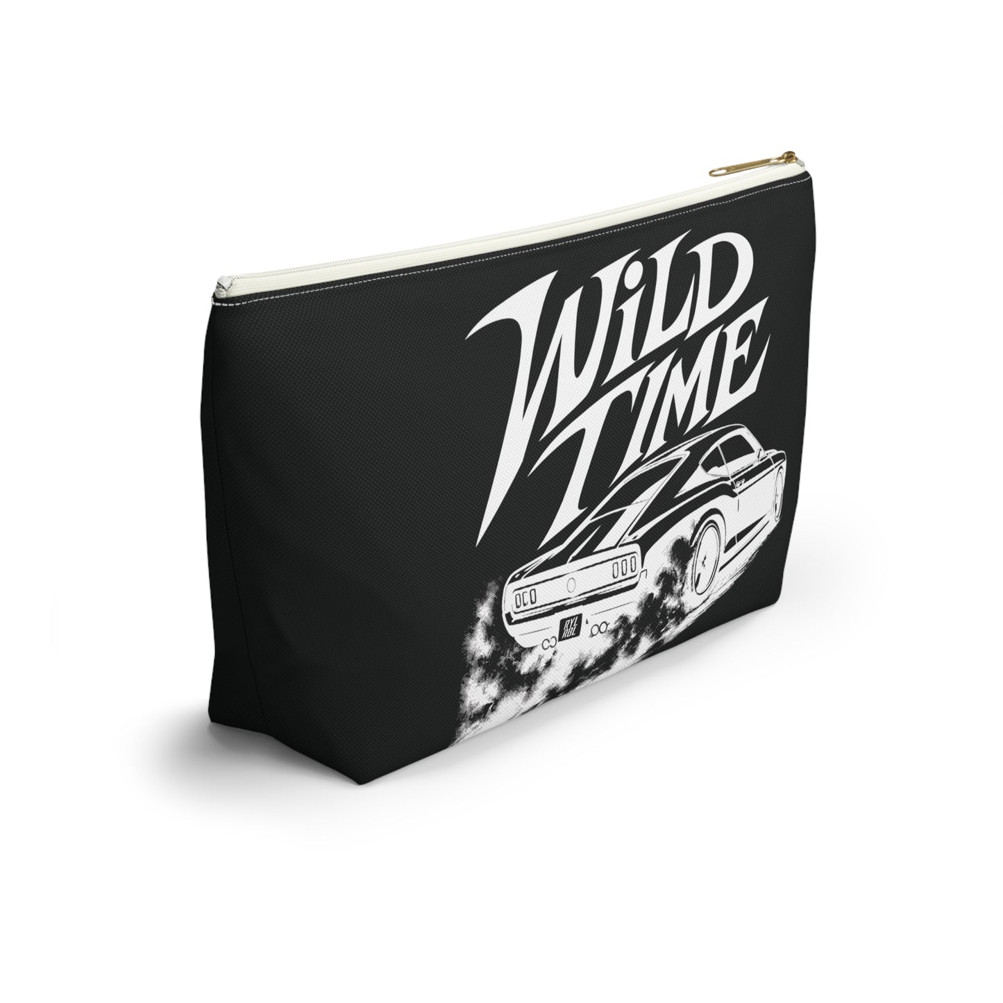 Wild Time™ Street Racer Black Accessory Pouch - Travel Zip Bag