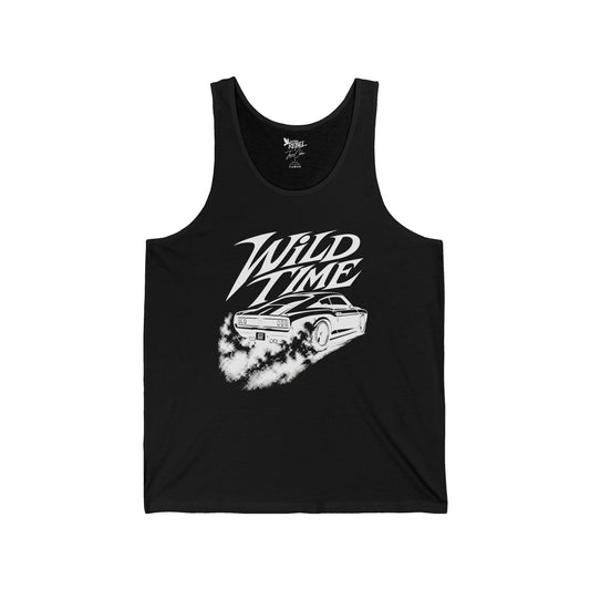 Wild Time™ Muscle Car Tank Top - Vintage Racing Graphic Tank