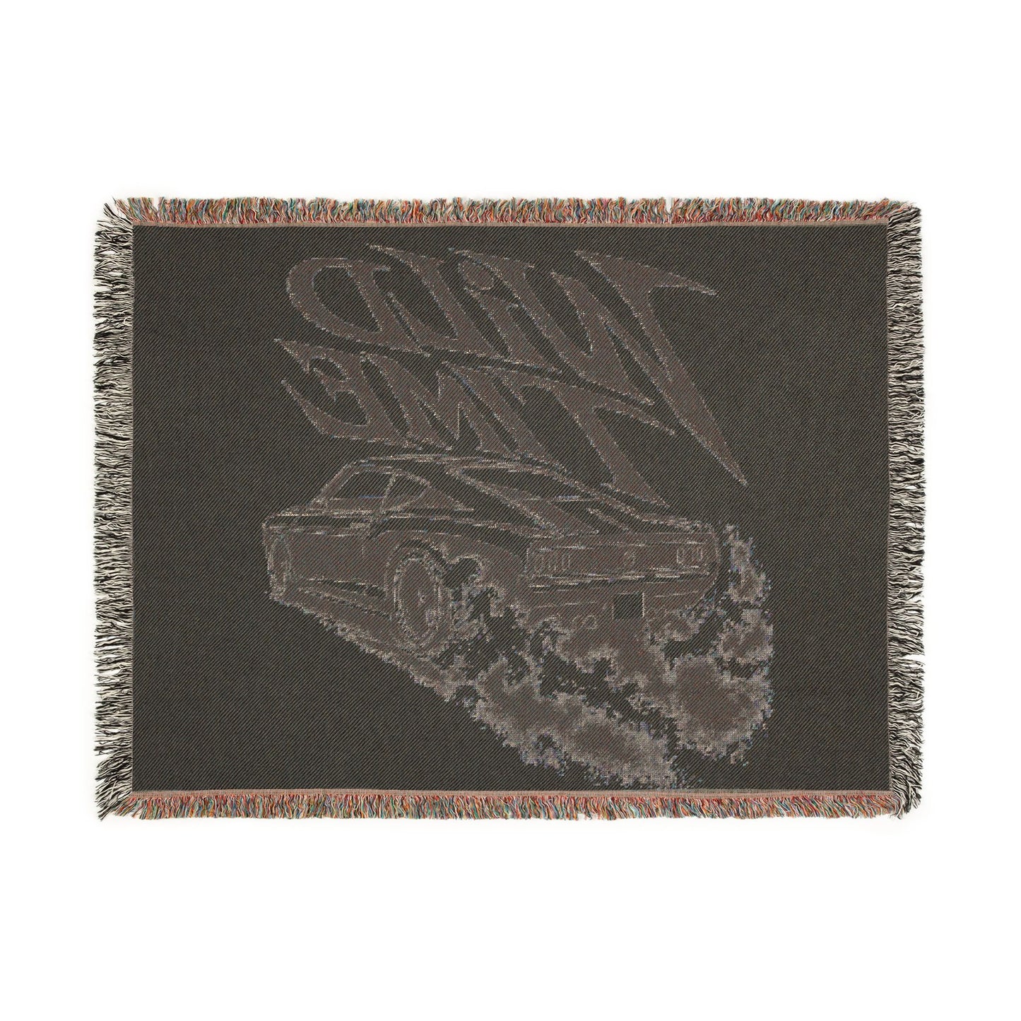 Woven Blanket - Wild Time™ Retro Muscle Car Throw Blanket