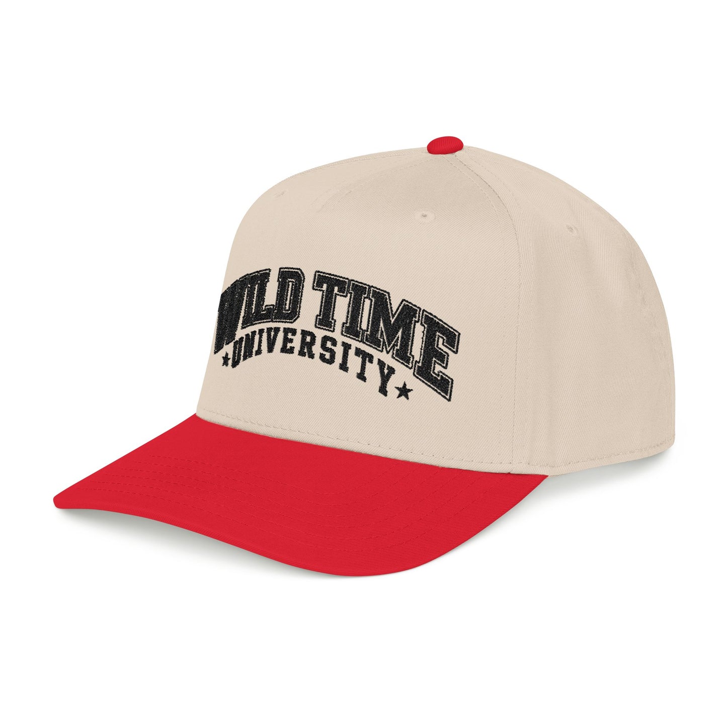 Wild Time™ University Baseball Cap - Retro Collegiate Snapback