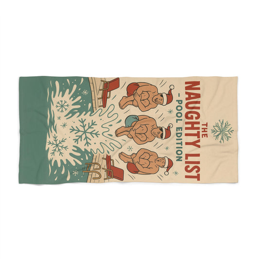 The Naughty List Pool Edition - Towel