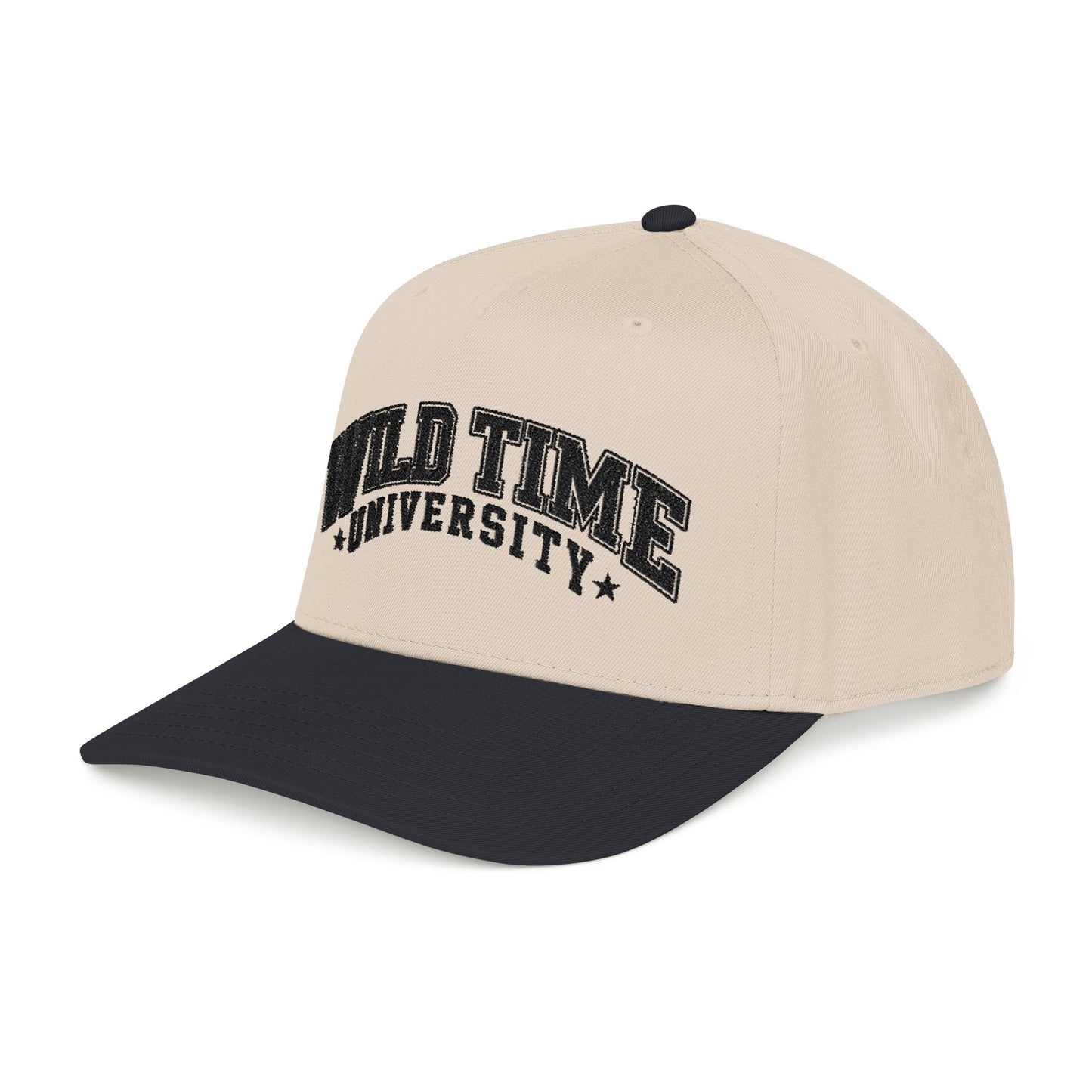 Wild Time™ University Baseball Cap - Retro Collegiate Snapback