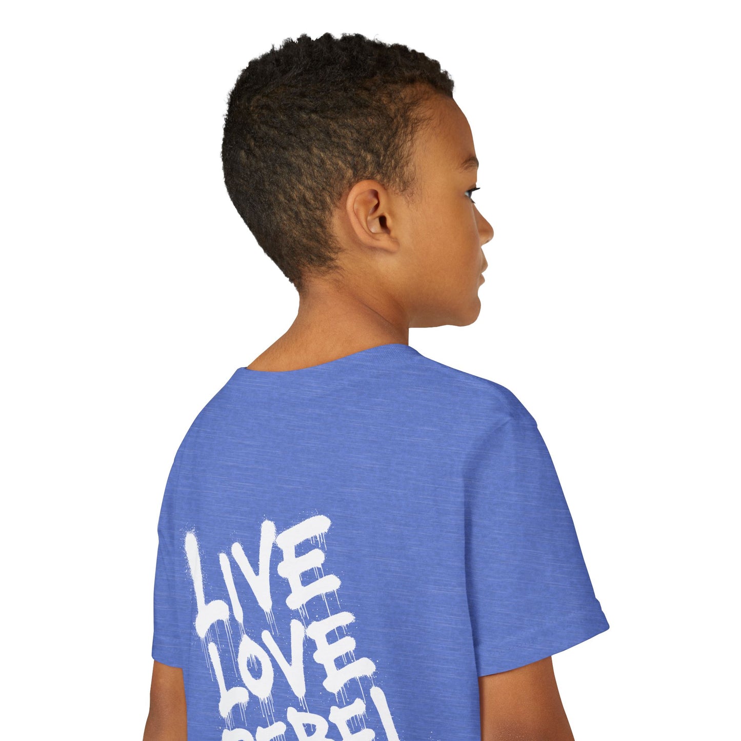 Live Love Rebel Youth Tee — Kids' Graphic Skate Streetwear T-Shirt