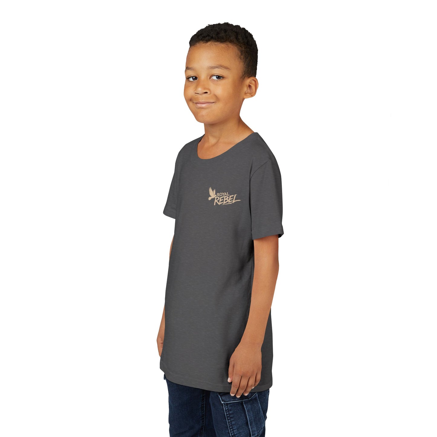Royal Rebel Fly Youth Tee — Kids' Graphic Skate Streetwear T-Shirt
