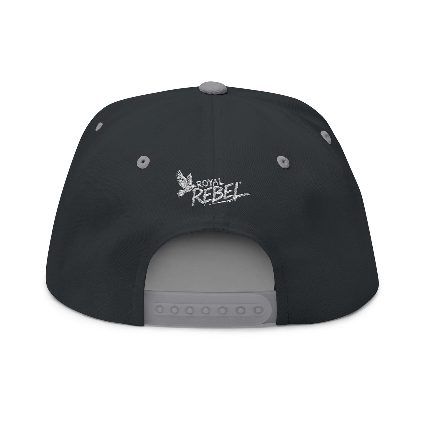 Royal Rebel® Embroidered Flat Bill Cap - Graffiti Wall