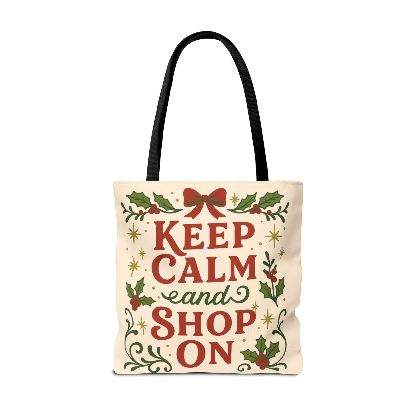 2 Printed Sided Holiday Tote Bag - "Resting Grinch Face & All I want for Christmas is a bigger Trunk"