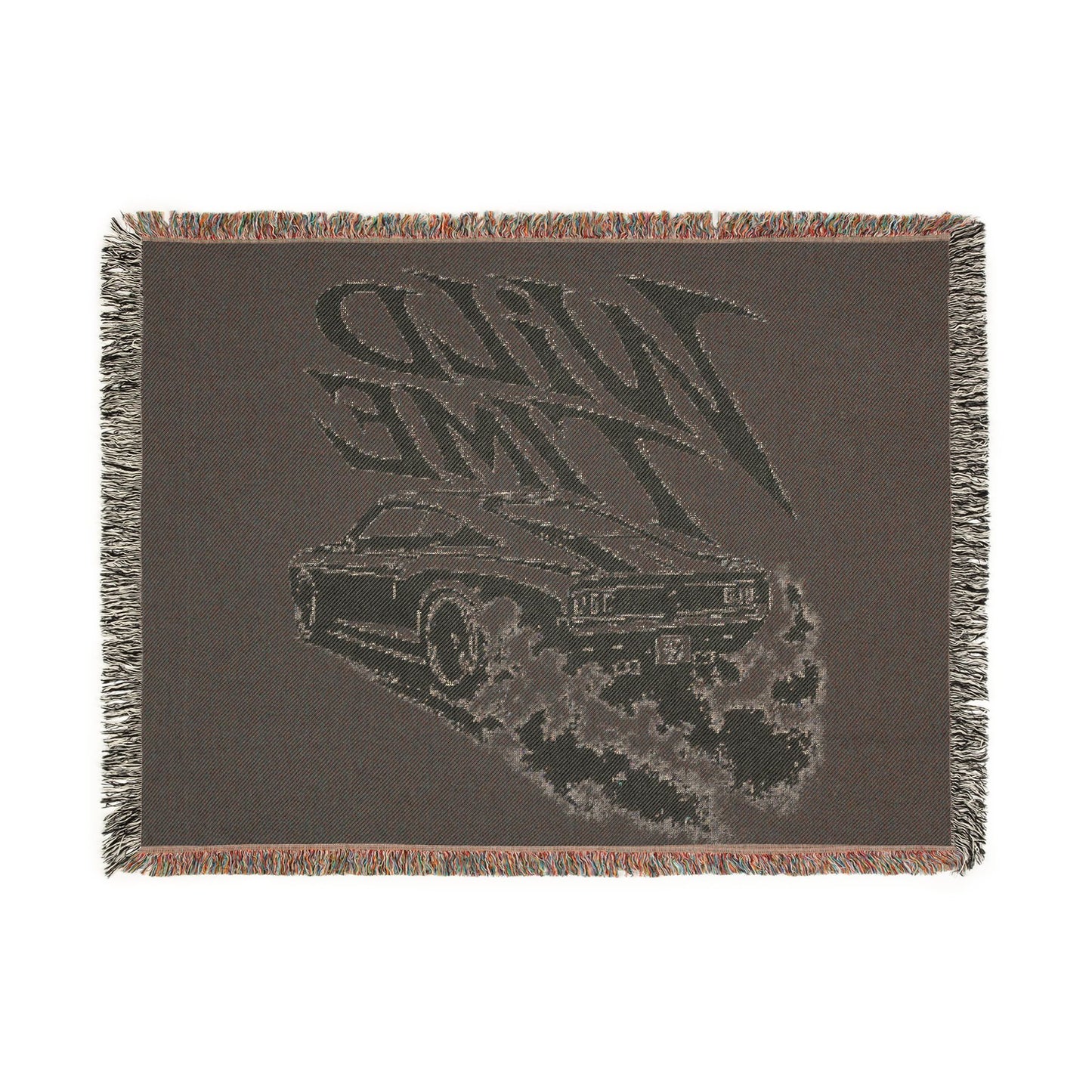 Woven Blanket - Wild Time™ Retro Muscle Car Throw Blanket