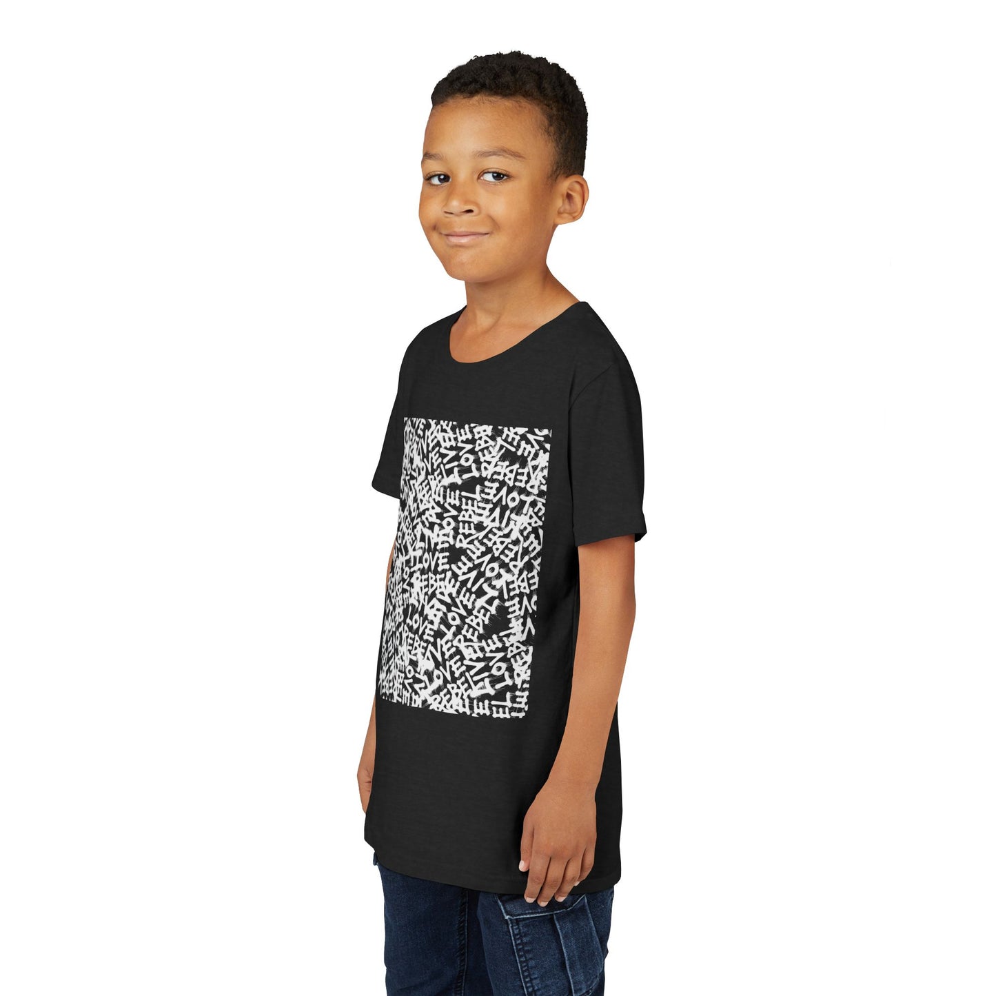 Live Love Rebel Youth Tee — Kids' Graphic Skate Streetwear T-Shirt