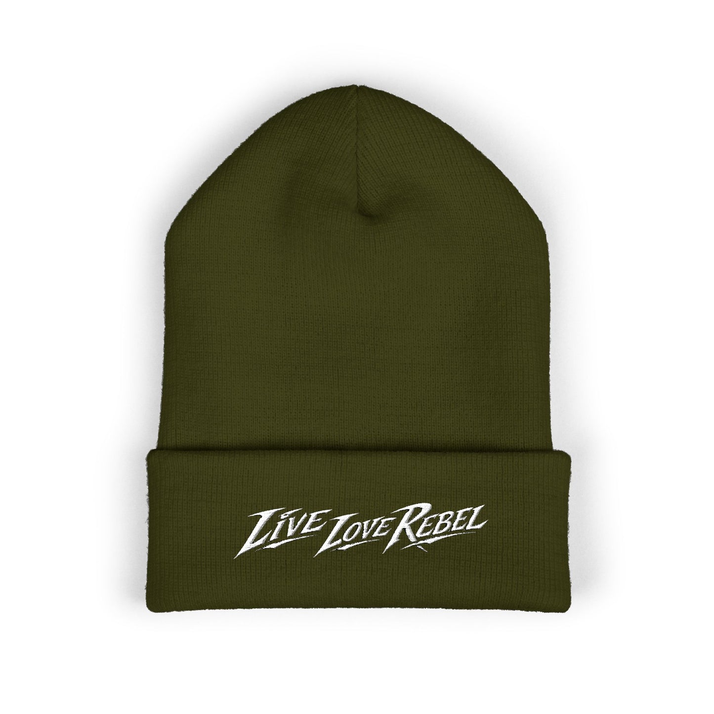 Live Love Rebel® Unisex Cuffed Beanie - Embroidered