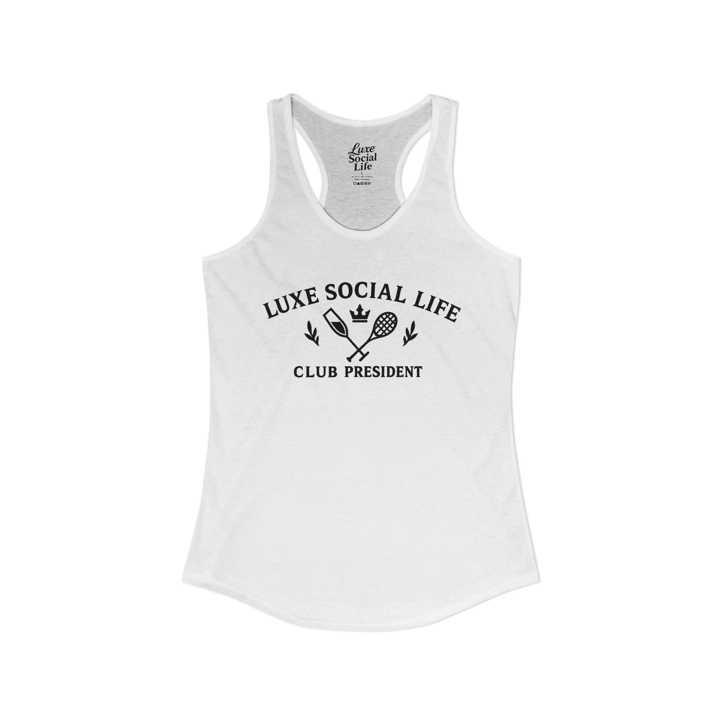 Club President - Women's Racerback Tank