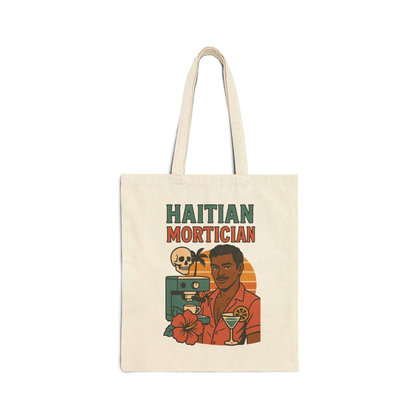 Haitian Mortician - Hello Pussycat 2 Sided Design Canvas Tote Bag