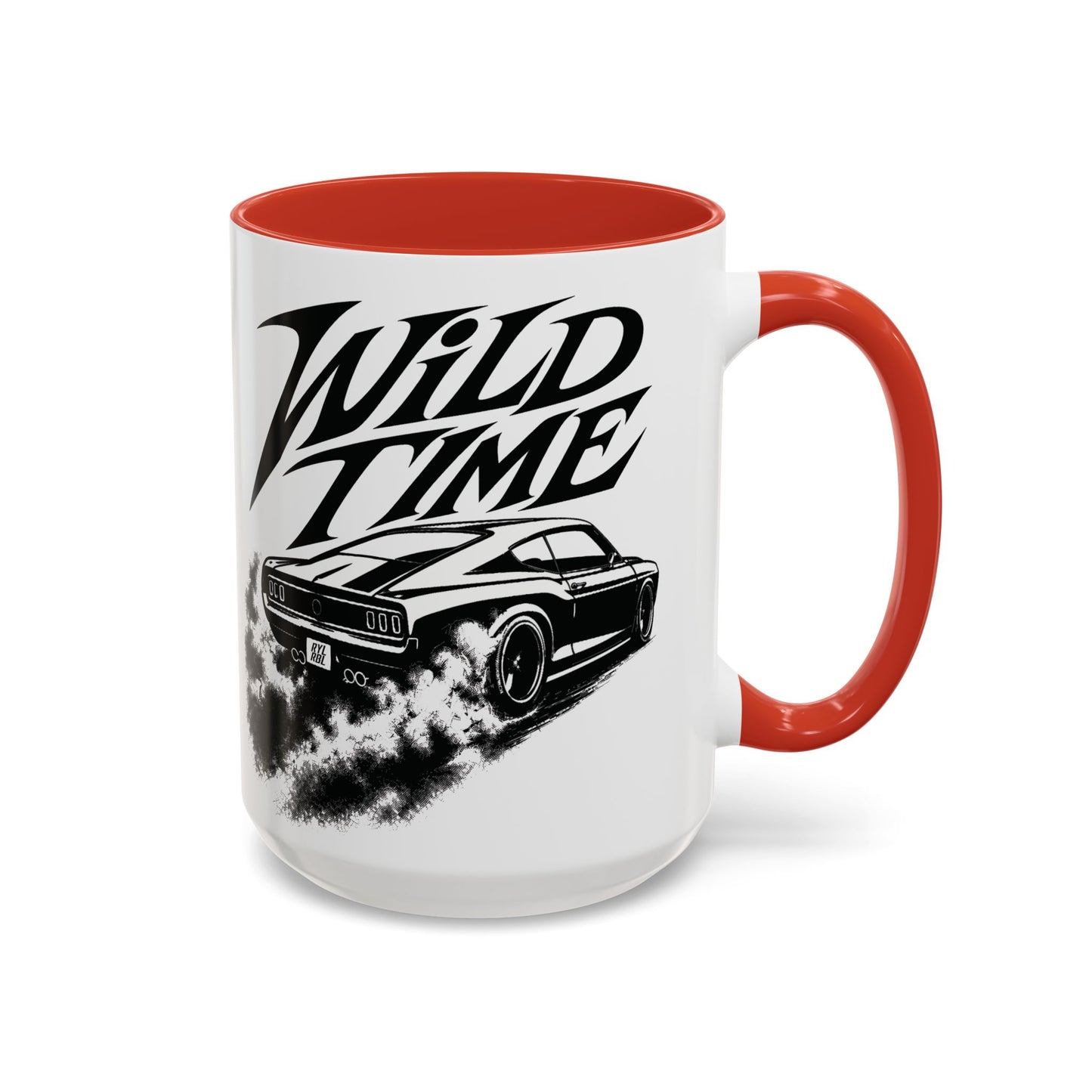 Coffee Mug - 'Wild Time' Muscle Car Accent Mug 15 oz