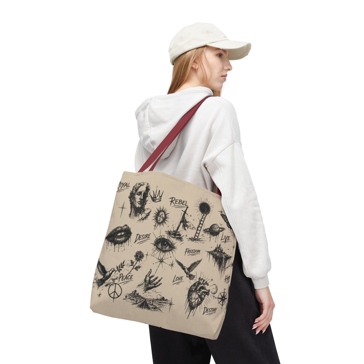 Royal Rebel® Ethereal Sketch Tote Bag