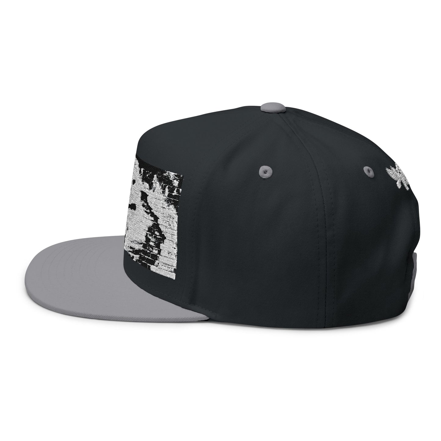 Royal Rebel® Embroidered Flat Bill Cap - Graffiti Wall