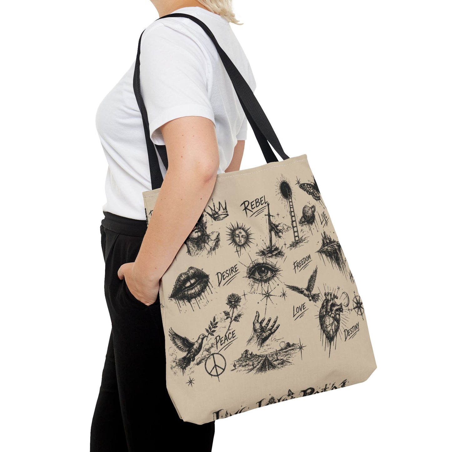 Royal Rebel® Ethereal Sketch Tote Bag
