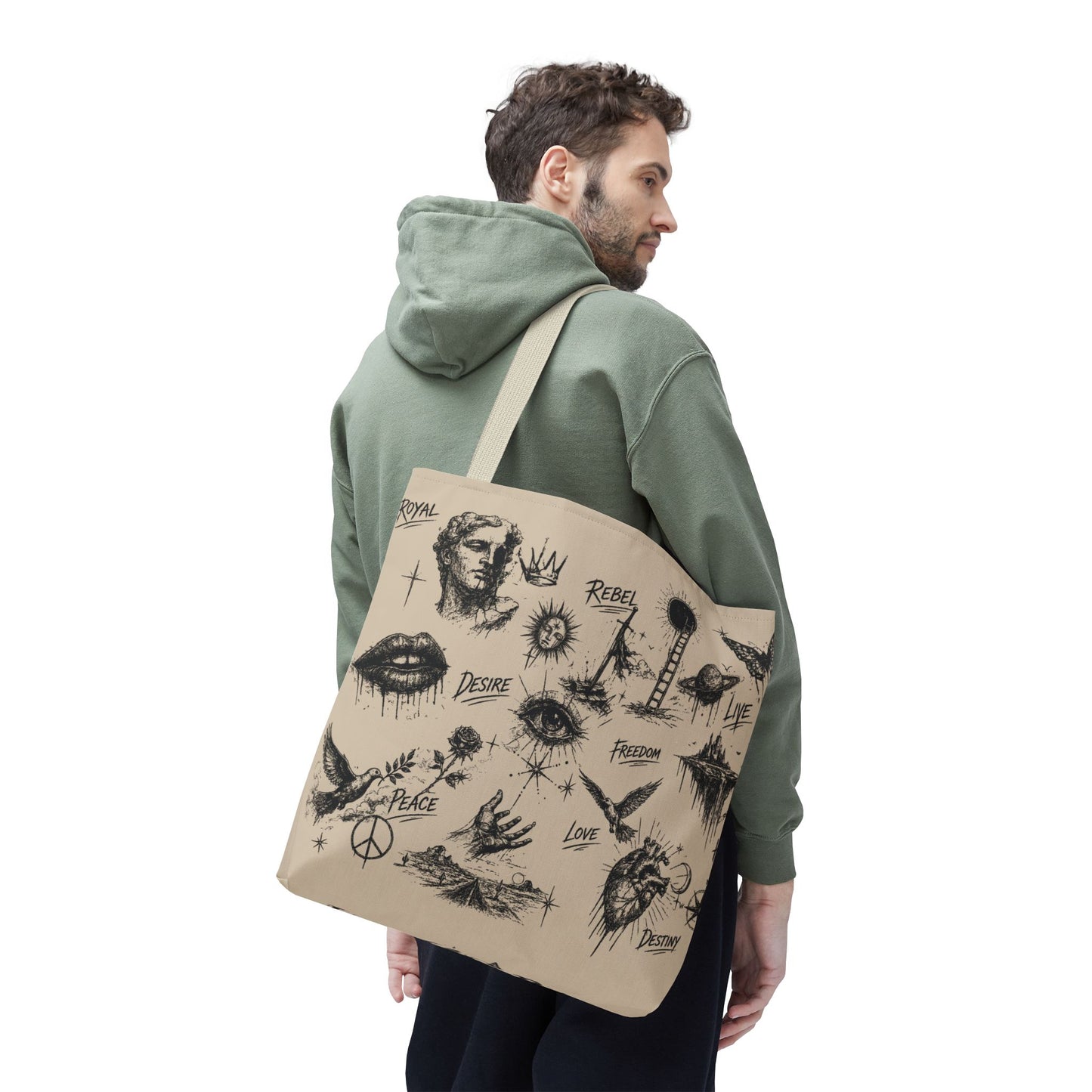 Royal Rebel® Ethereal Sketch Tote Bag