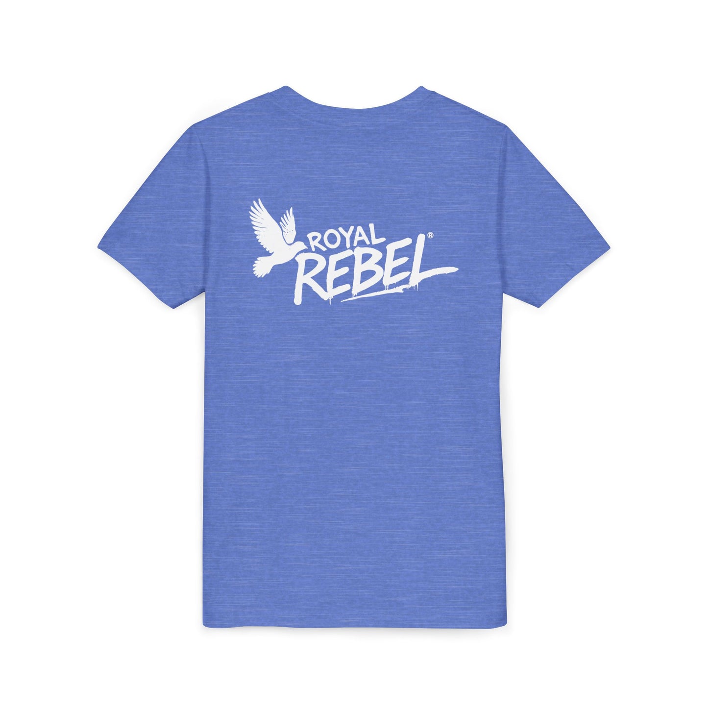 Royal Rebel Graffiti Youth Tee — Kids' Graphic Skate Streetwear T-Shirt