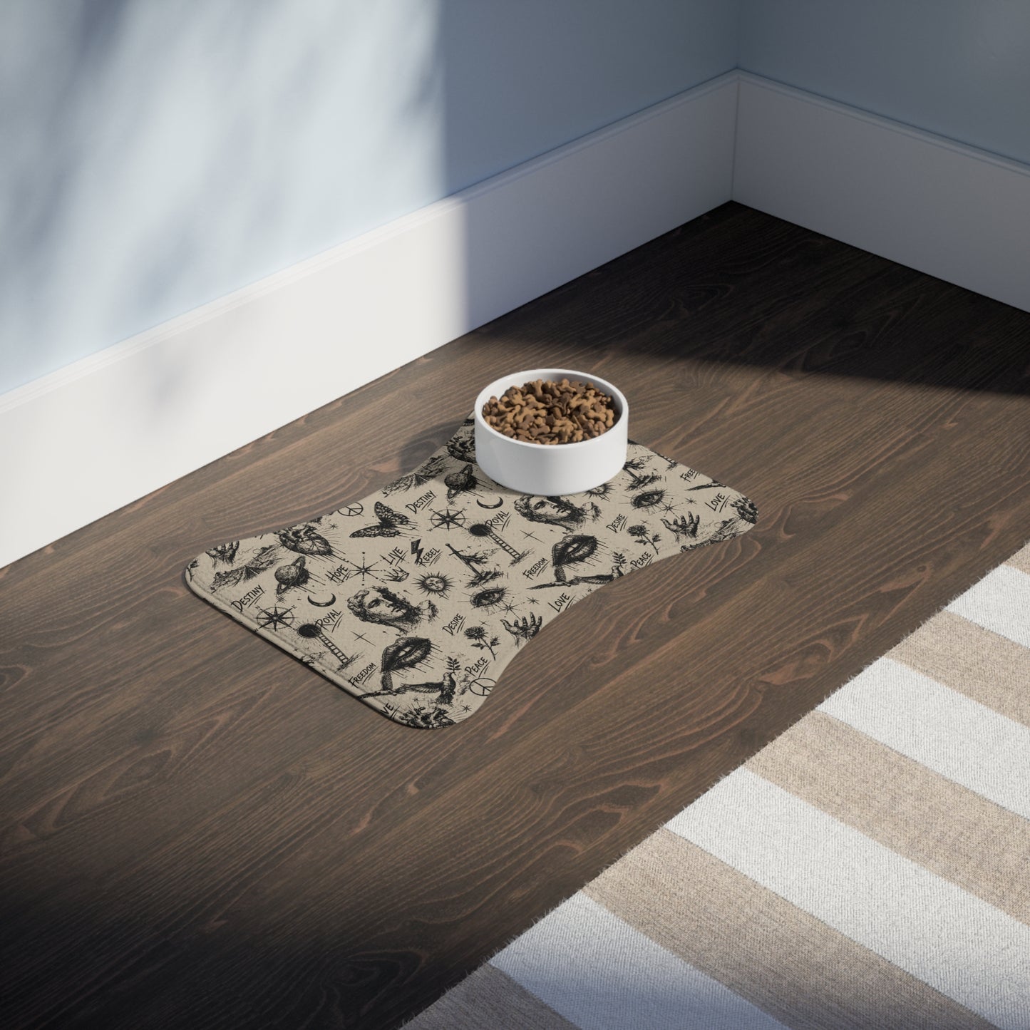 Rebel Sketch - Pet Feeding Mat