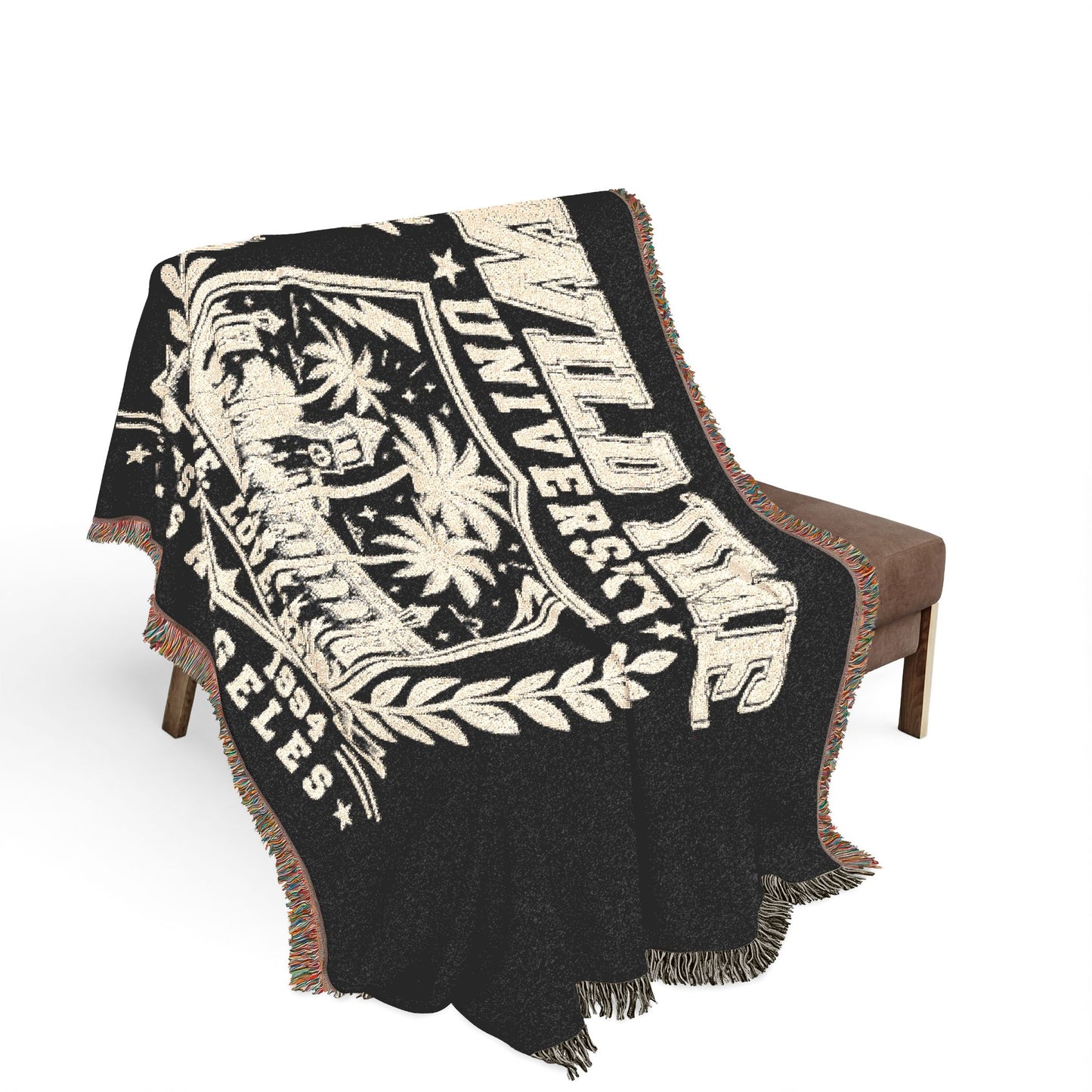 Wild Time™ University Woven Blanket - Cozy Art for the Bold Soul