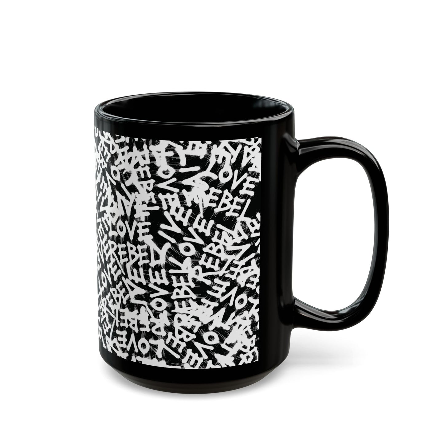 Live Love Rebel™ Black Mug - 15oz