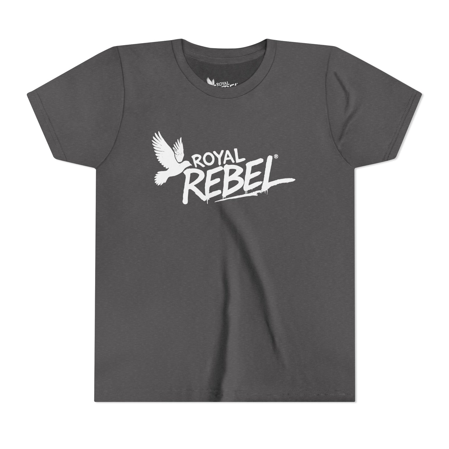 Royal Rebel Youth Tee — Kids' Graphic Skate Streetwear T-Shirt