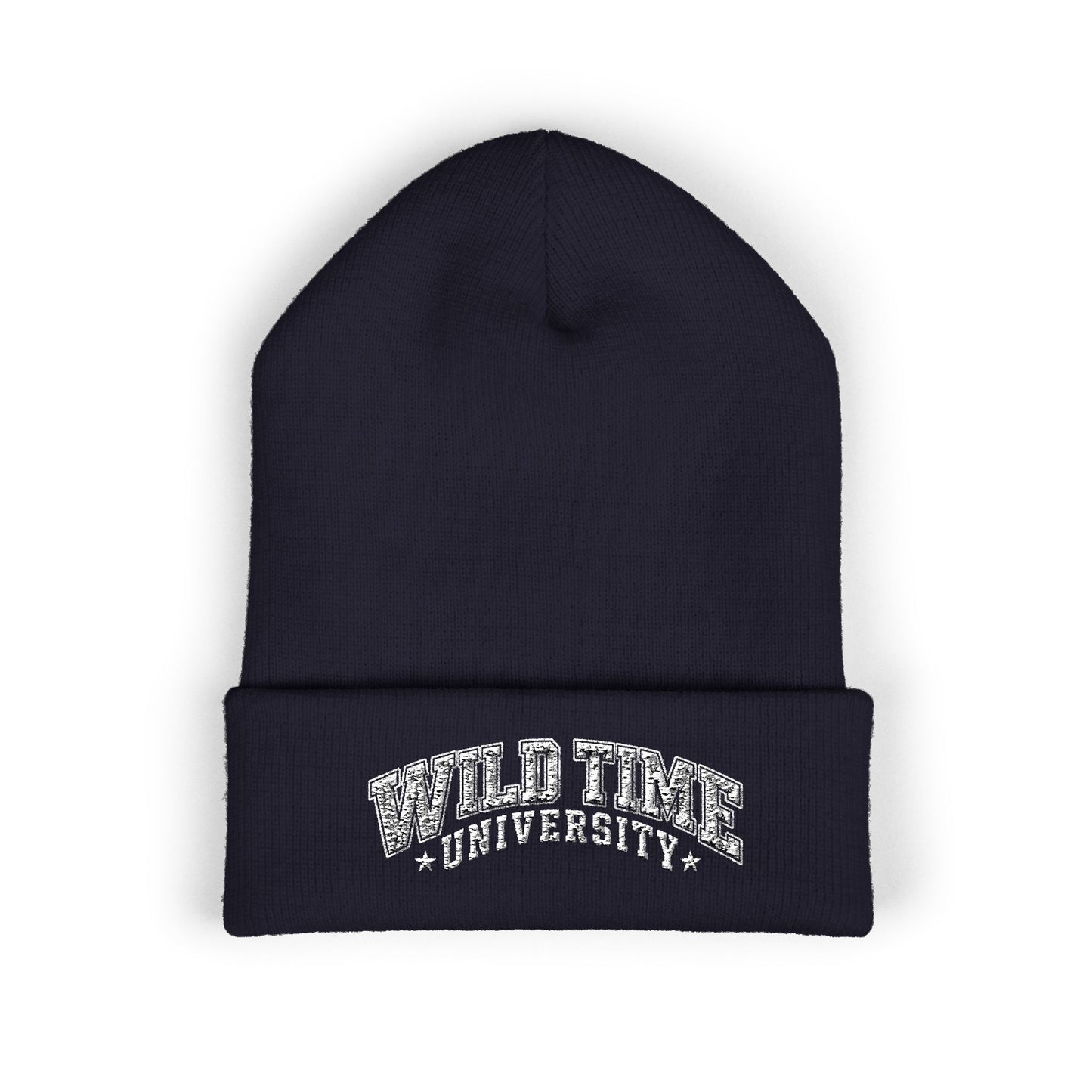 Wild Time™ University" Unisex Classic Cuffed Beanie - Embroidered