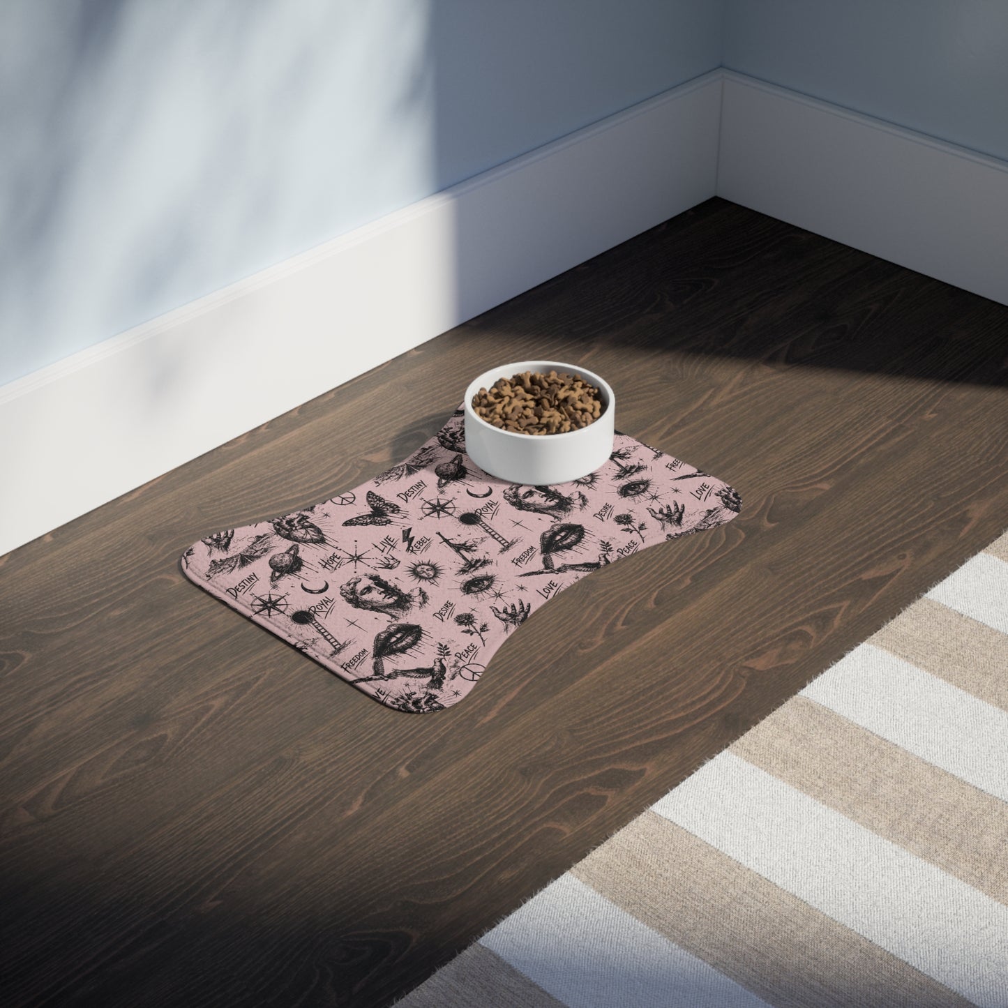 Rebel Sketch - Pet Feeding Mat