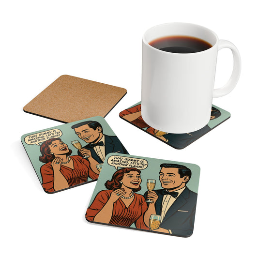 That Gummy is Amazing! - 4 Piece Cork Coaster Set