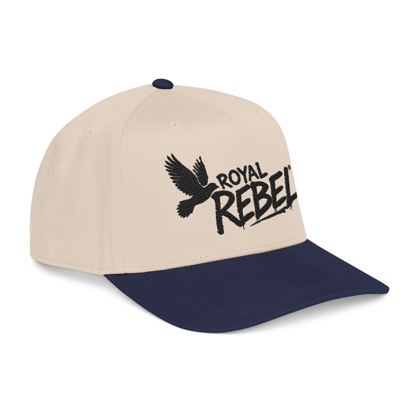 Royal Rebel® Embroidered Mid Profile Baseball Cap