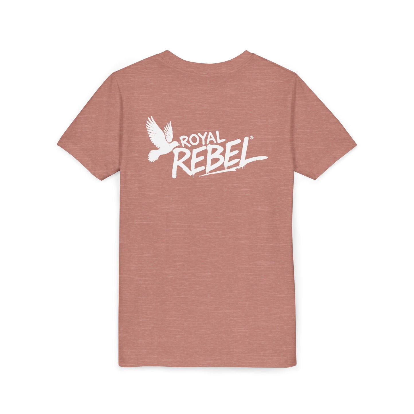 Royal Rebel Graffiti Youth Tee — Kids' Graphic Skate Streetwear T-Shirt