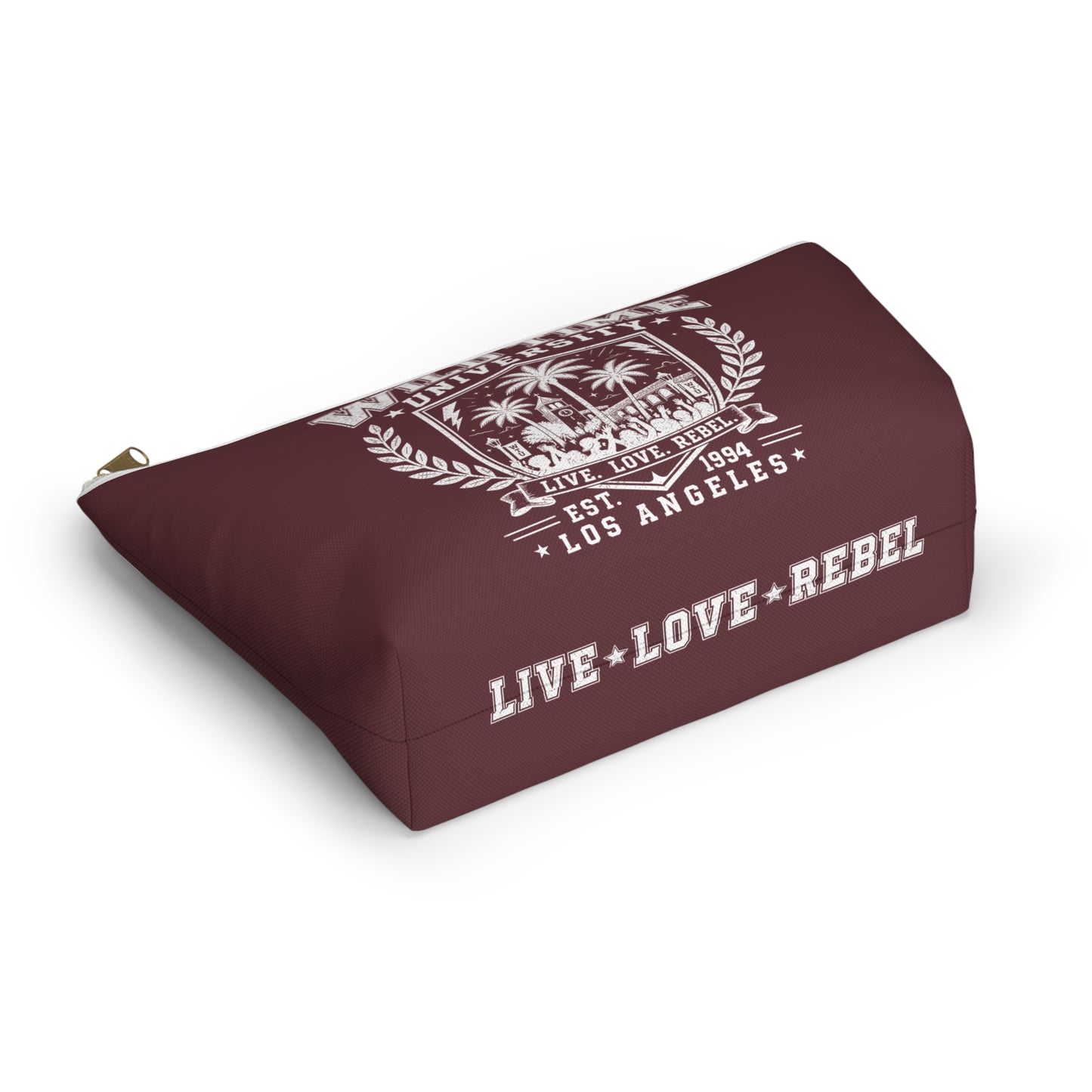 Wild Time™ University Maroon Accessory Pouch - Travel Zip Bag