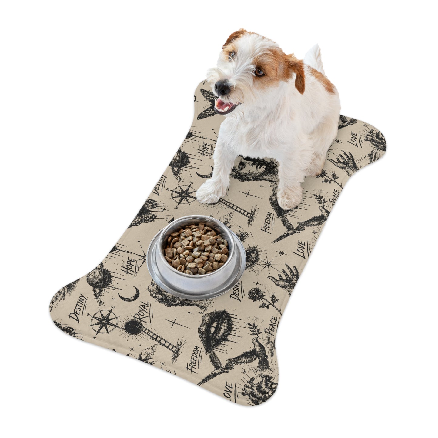 Rebel Sketch - Pet Feeding Mat