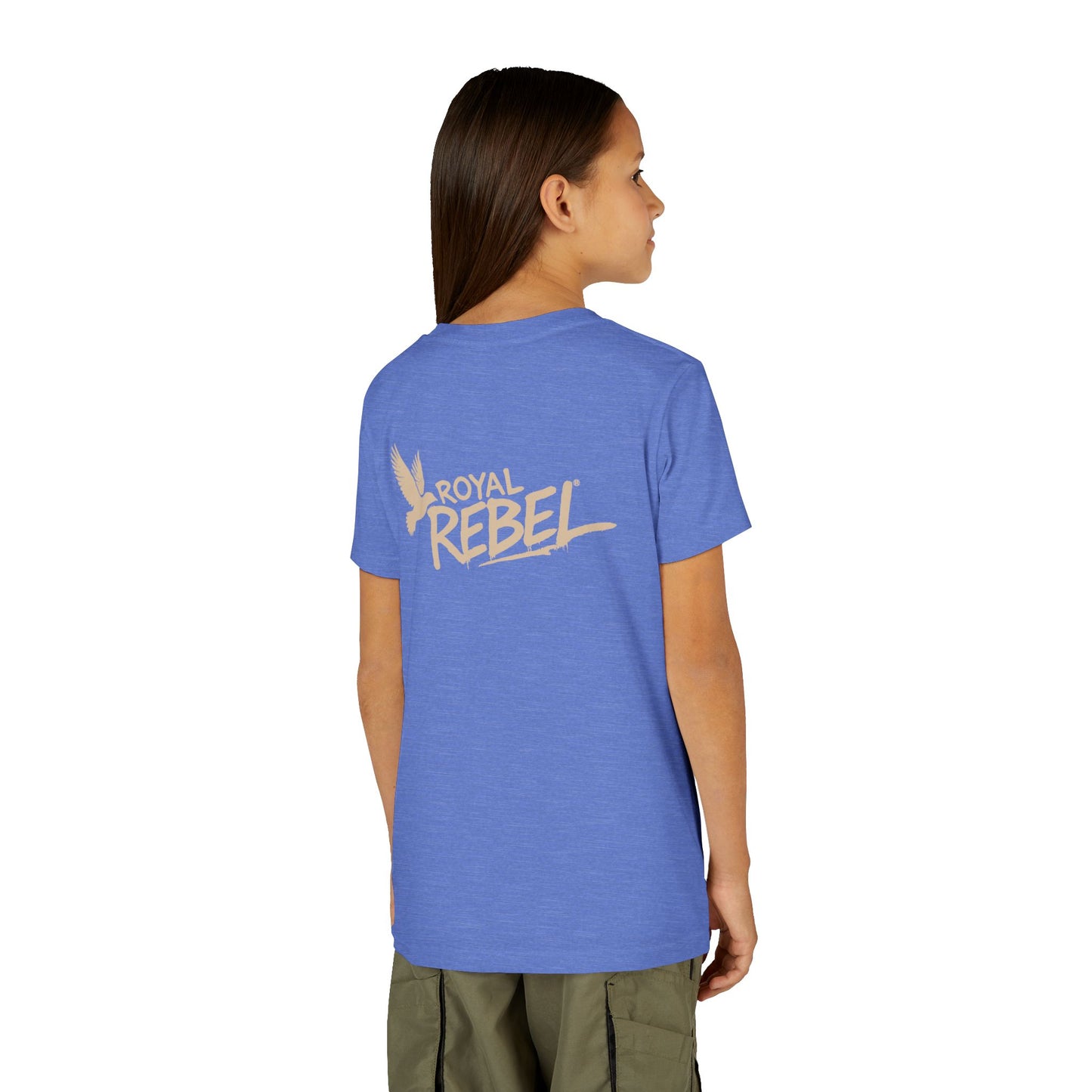 Royal Rebel Fly Youth Tee — Kids' Graphic Skate Streetwear T-Shirt