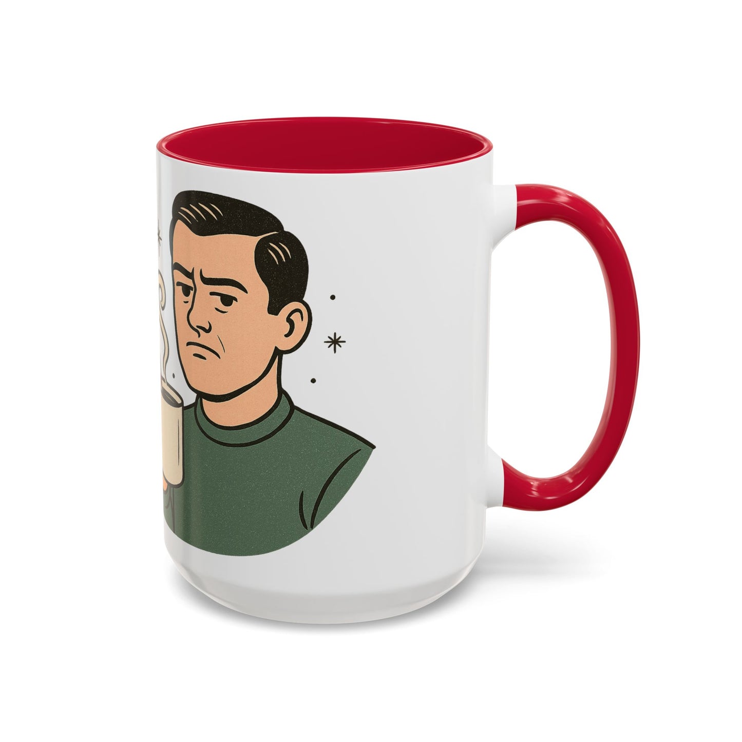 Festive Holiday Mug - "Resting Brew Face"