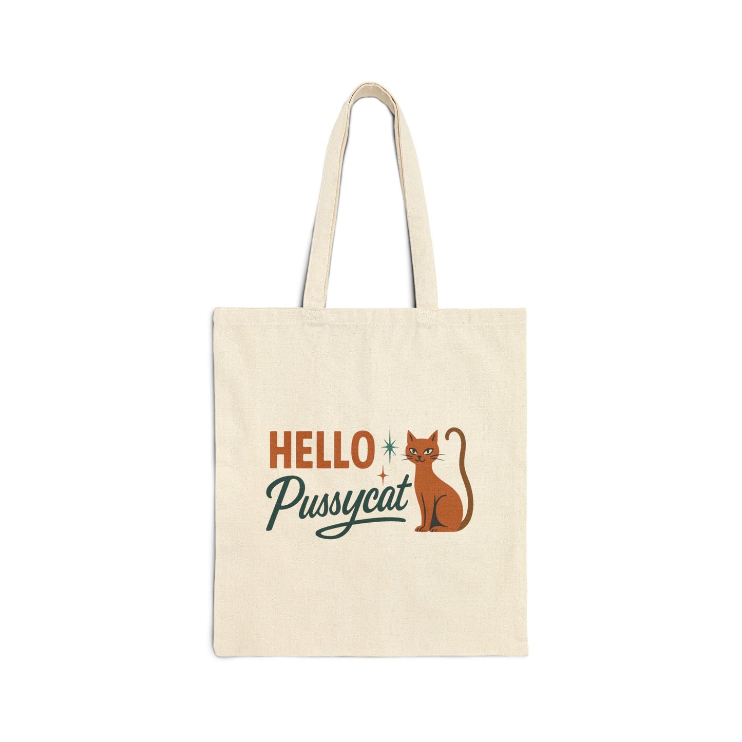 Haitian Mortician - Hello Pussycat 2 Sided Design Canvas Tote Bag