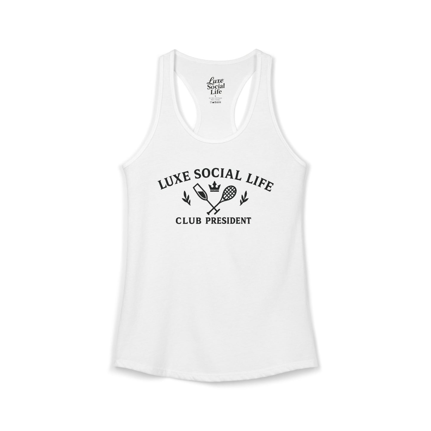 Club President - Women's Racerback Tank