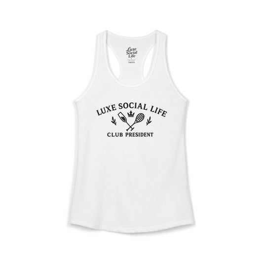 Club President - Women's Racerback Tank