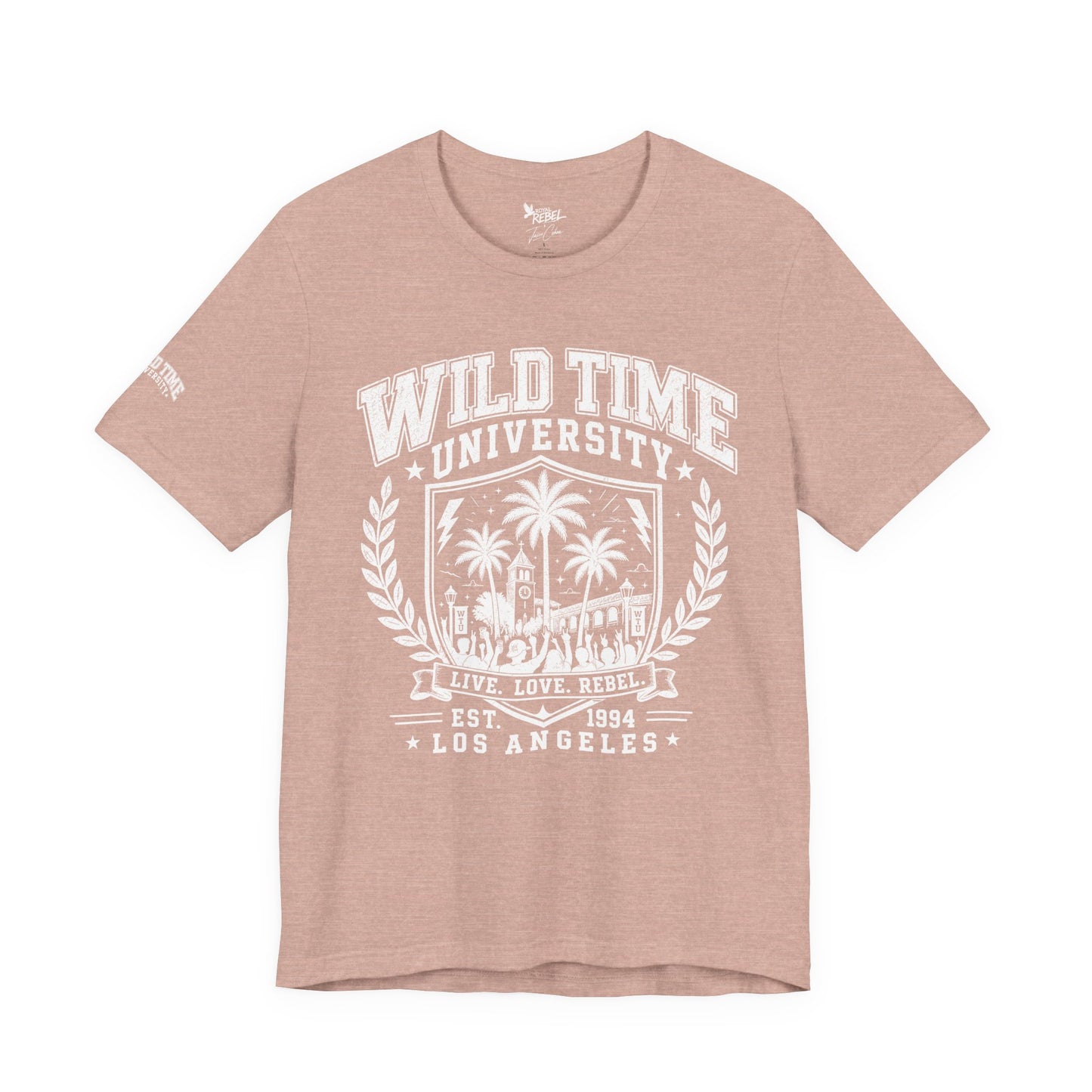 Wild Time™ University - College Inspired Graphic for the Rebel at Heart - Unisex Jersey Tee