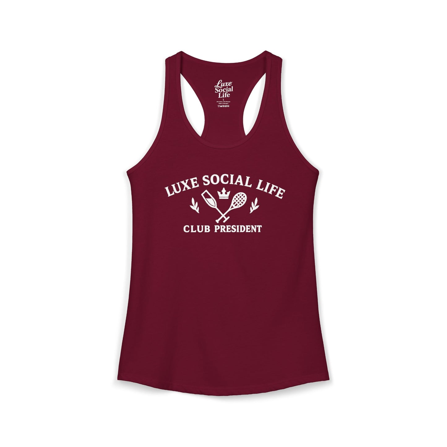 Club President - Women's Racerback Tank